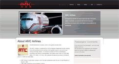 Desktop Screenshot of amcairlines.com